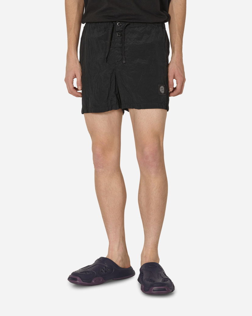 Badkläder Stone Island Nylon Metal Swim Shorts Svart | 8015B0643 A0029