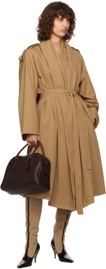 Resväska The Row The Row India 12.00 Leather Handbag Brun | W1595-L72, 3