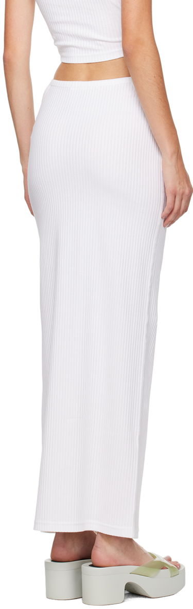 Kjol Alexander Wang Alexander Wang Cutout Maxi Skirt Vit | 4CC1245057, 2