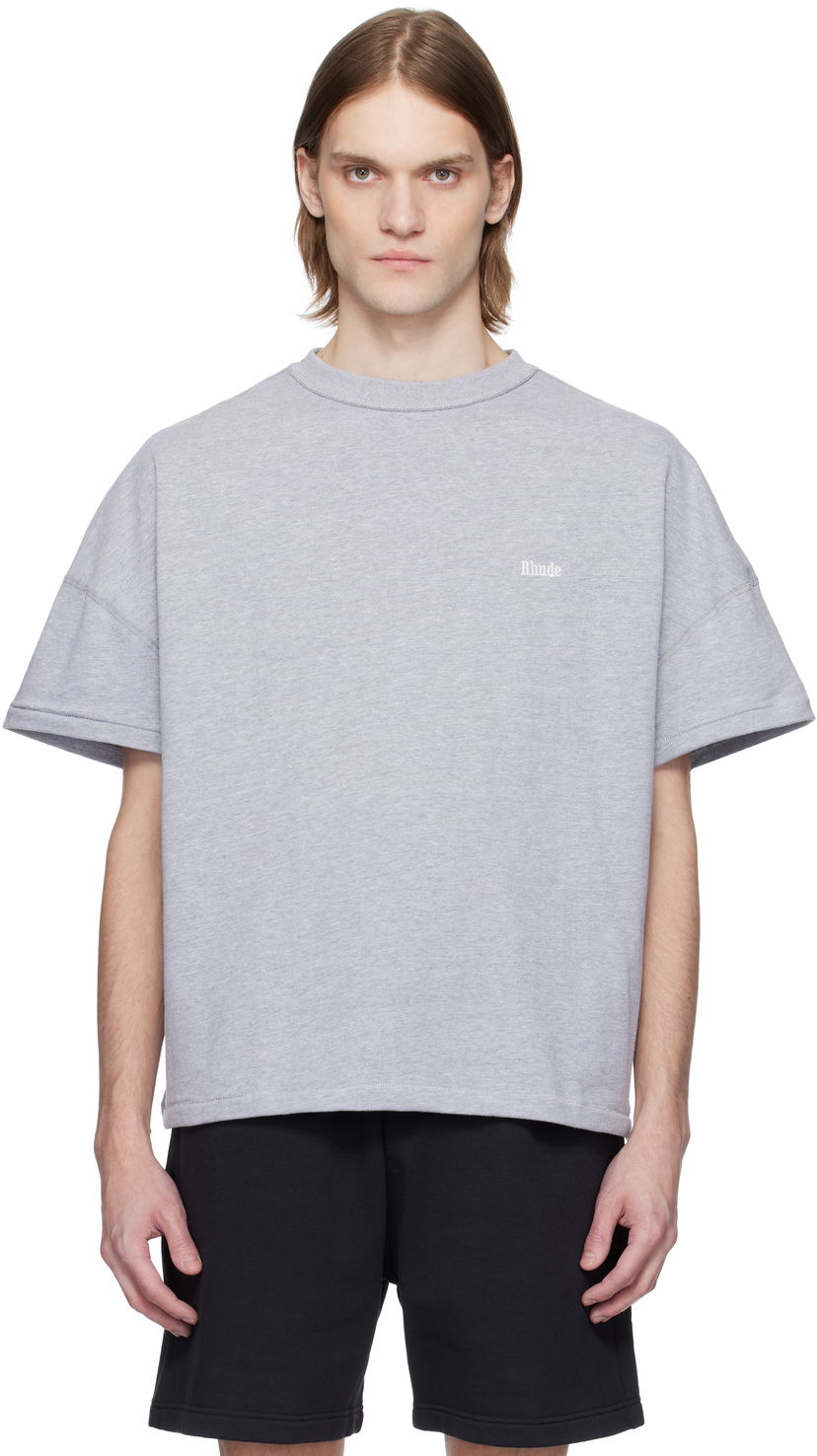T-shirt Rhude Rhude Classique Reverse T-Shirt Grå | RHSS25TT02228