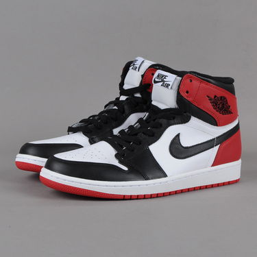 Sneakers och skor Jordan Air Jordan 1 Retro High OG "Black Toe" Vit | 555088-184, 1