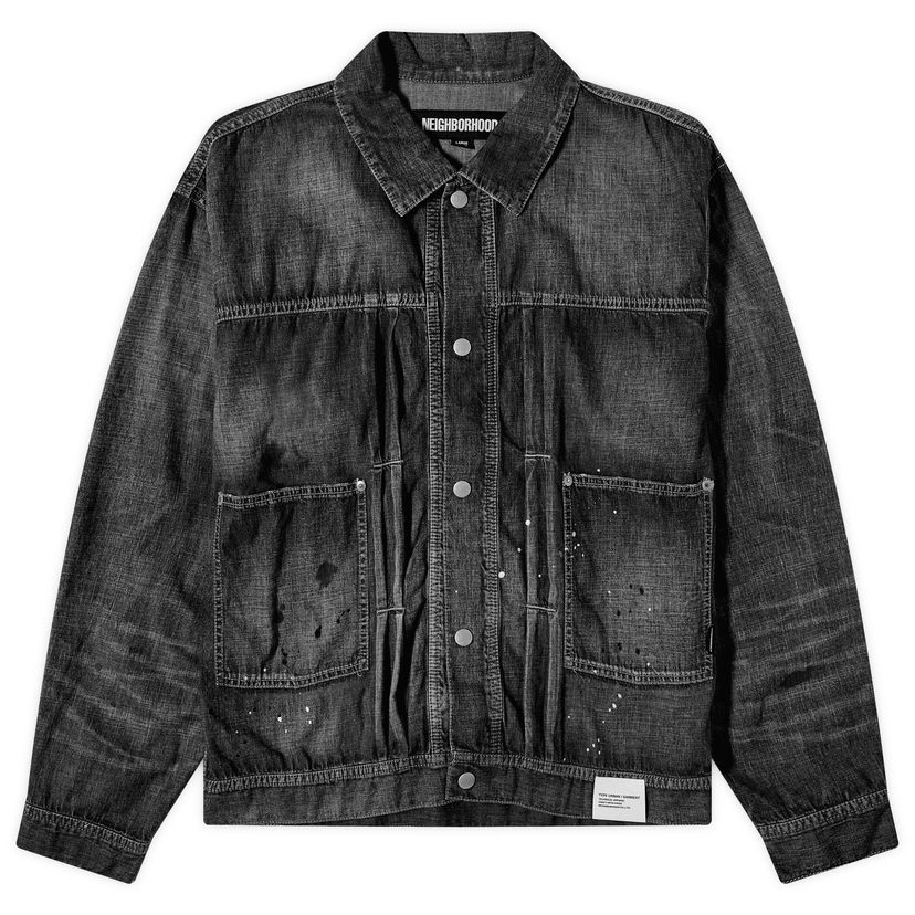 Jacka Neighborhood Washed Svart | 241SPNH-JKM04-BK