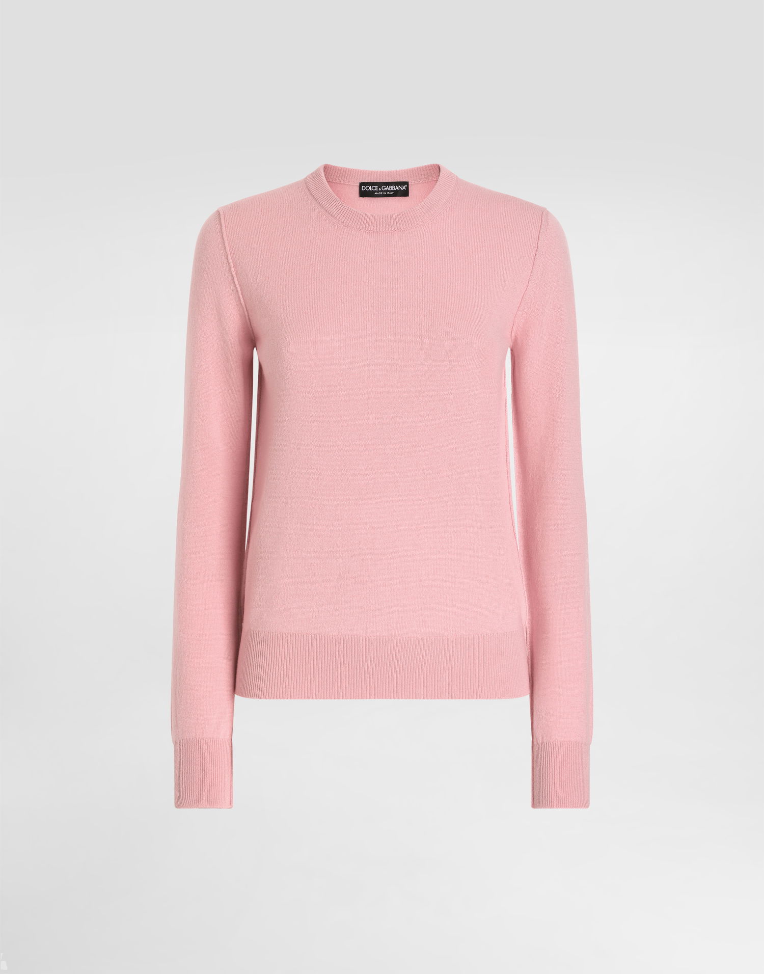 Sweater Dolce & Gabbana Dolce & Gabbana Cashmere Sweater With Inside-out Seams Rosa | FXX48TJBW0BF0473, 0