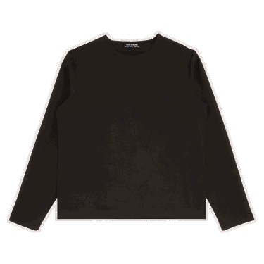 T-shirt RAF SIMONS Vintage Laser Cut Suit Long-Sleeve Top Svart | 0459 1FW000103LCSLS BLAC, 0