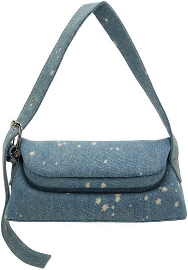 Axelväska OSOI Bleached Denim Shoulder Bag Blå | 24SB010-16-04, 0