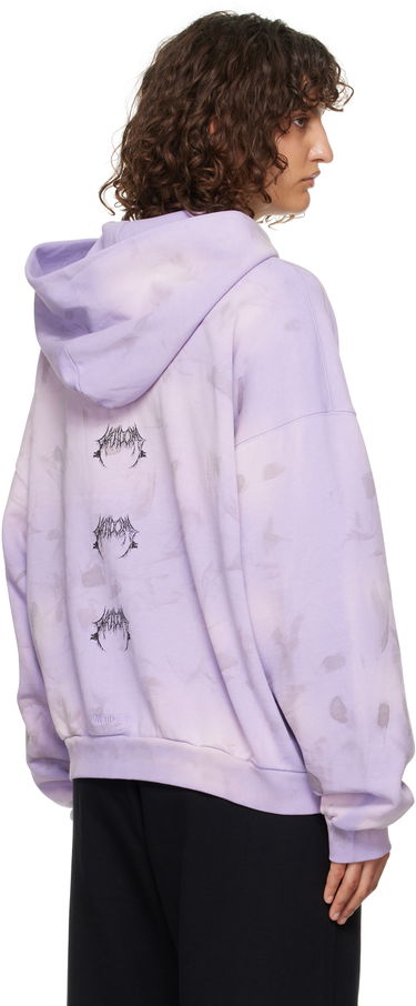 Sweatshirt We11done Graphic Print Zip-Up Hoodie Purpur | WD-TJ3-24-878-U-PP, 2