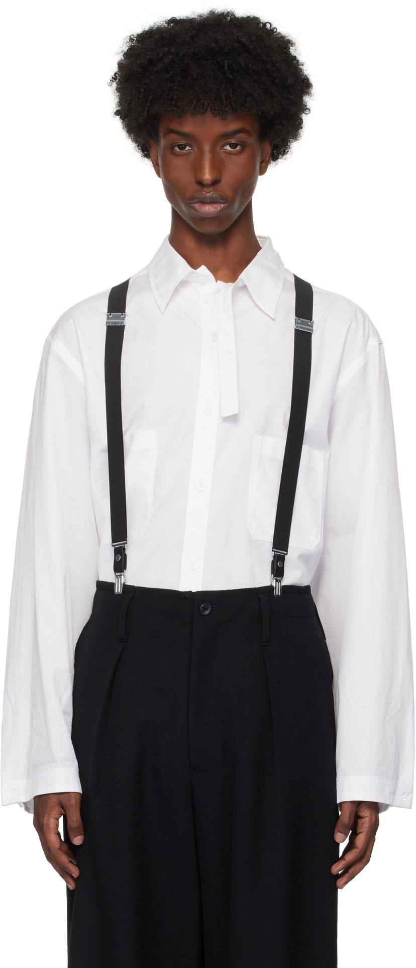 Bälten Yohji Yamamoto 2Way Suspenders Svart | HO-Q01-970