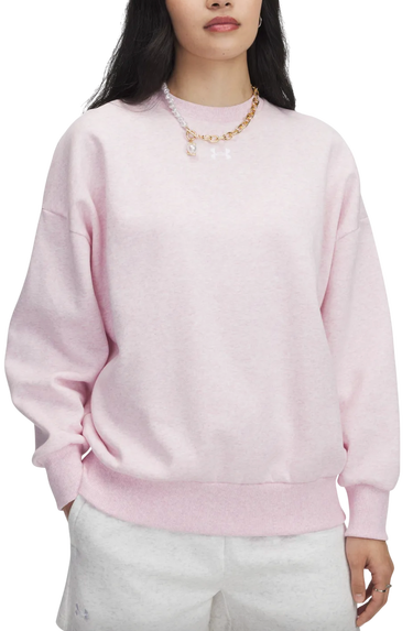 Sweatshirt Under Armour Under Armour Rival Fleece Crew Sweatshirt Rosa | 1386463-647, 0