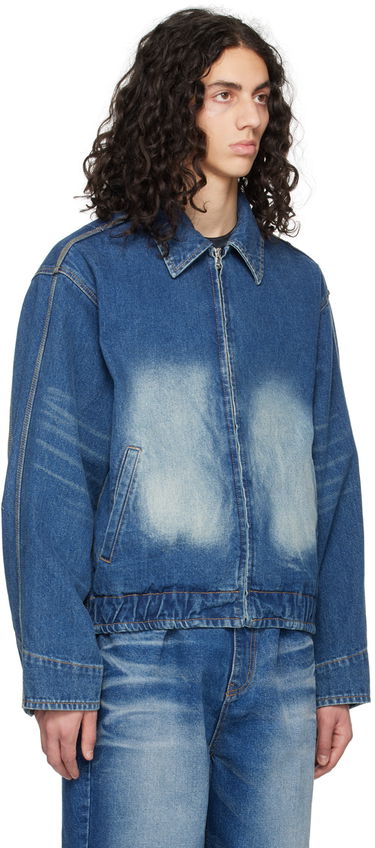 Bomberjacka We11done We11done Faded Denim Jacket Blå | WD-DJ1-23-329-U-BL, 1