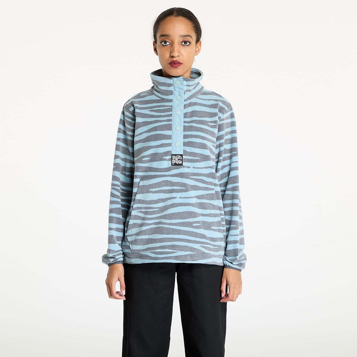 Sweatshirt Horsefeathers Melia Sweatshirt Zebra M Turkos | TW040B, 0