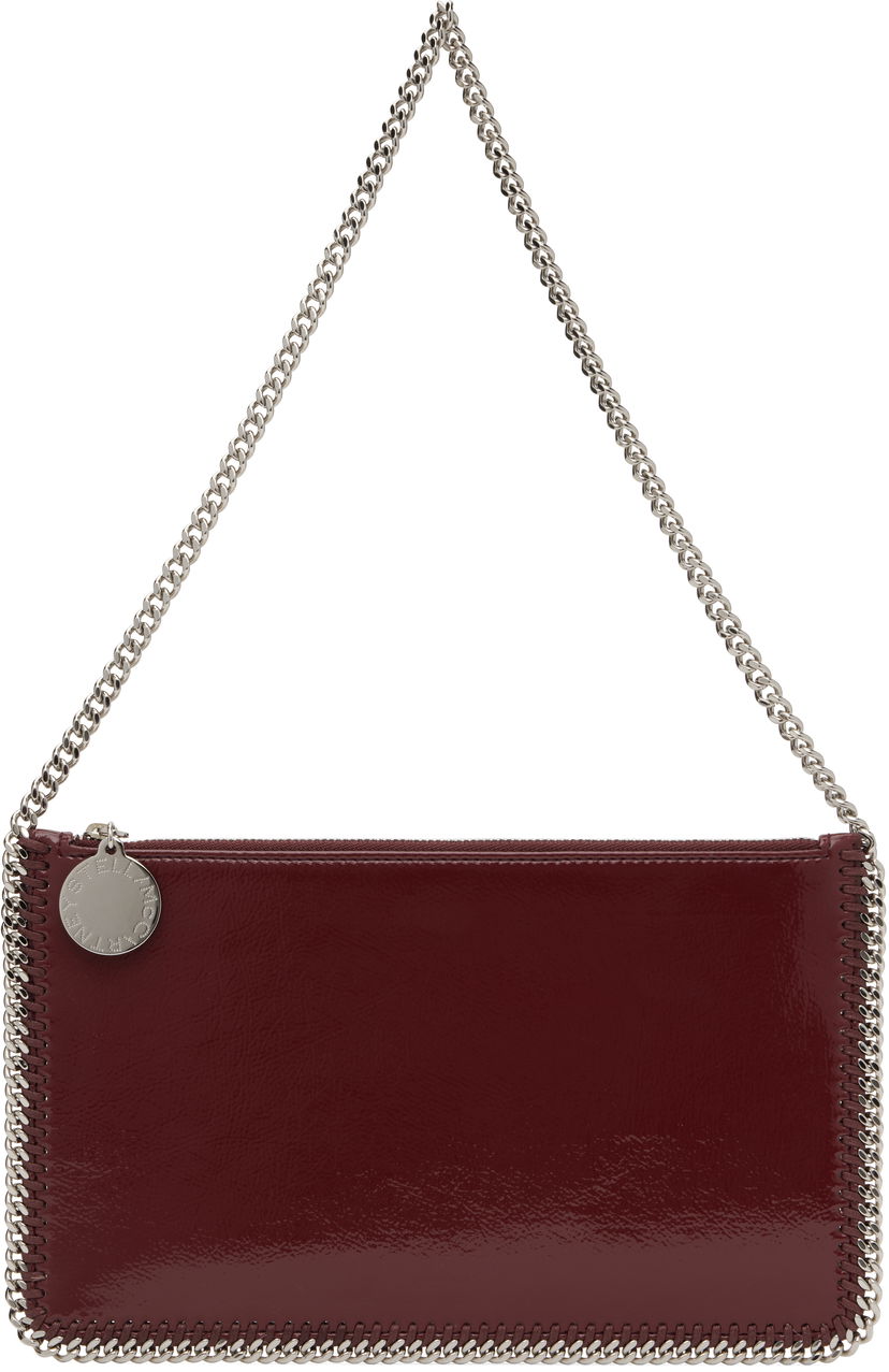 Plånbok Stella McCartney Falabella Chain Wallet Bourgogne | 7P0076WP0495