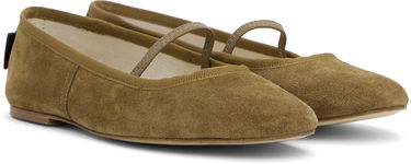 Sneakers och skor A.P.C. A.P.C. Swan Ballerina Flats Grön | PXBTG-F53295, 3