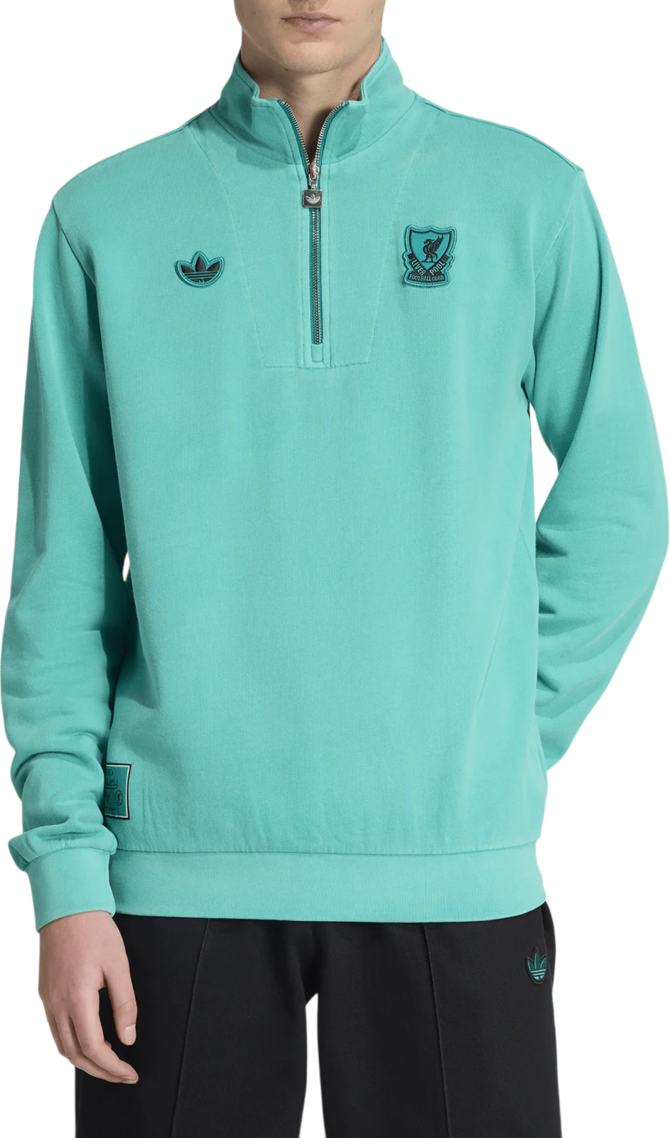 Sweatshirt adidas Performance Top Liverpool FC Terrace Icons Turkos | JX0668, 1