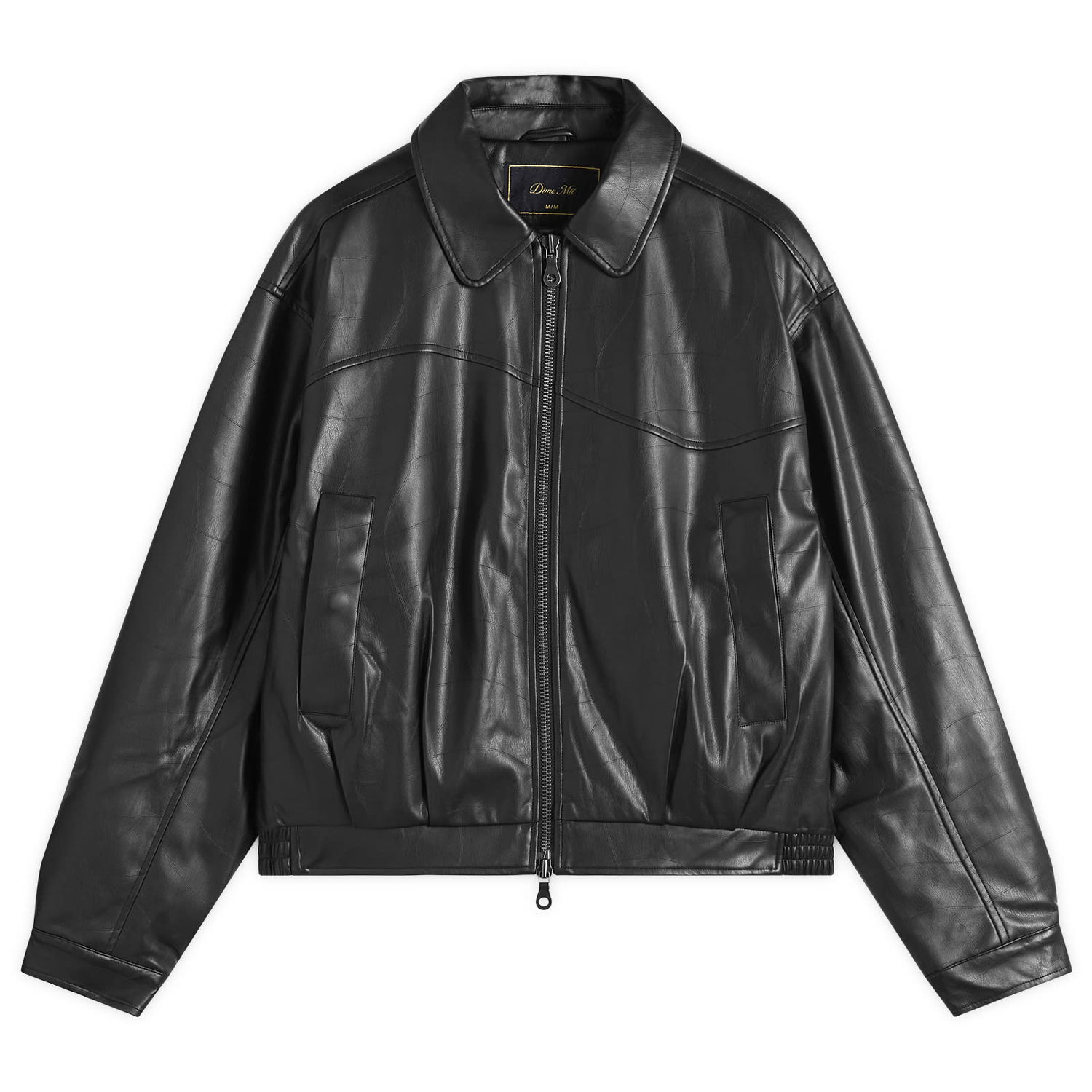 Jacka Dime Dime Debossed Wavy Jacket Svart | DIMEFA252BLK, 1