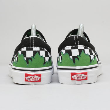 Sneakers och skor Vans Classic Slip-On Marvel hulk / Checkerboard Svart | VA38F7U44, 3