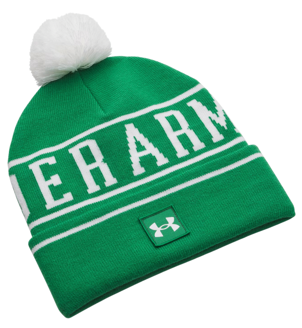 Mössa Under Armour Halftime Pom Beanie Grön | 1386634-305, 0