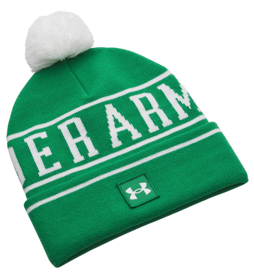 Mössa Under Armour Halftime Pom Beanie Grön | 1386634-305