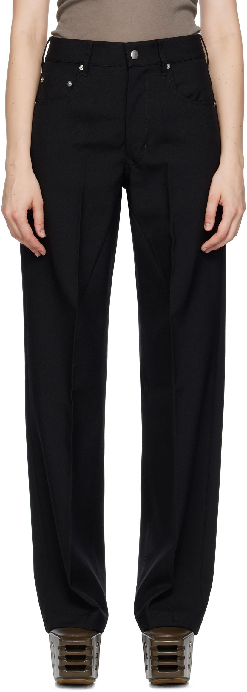 Byxor Rick Owens Rick Owens Concordians Geth Trousers Svart | RP02E4350 WGP