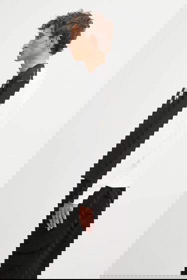 Sweatshirt Maison Margiela MM6 Maison Margiela Printed Sweatshirt Svart | SH2GU0023.M25024.101, 1