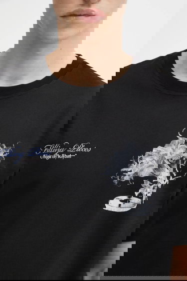 T-shirt Filling Pieces Grammophone 'United By Rhythm' Graphic T-Shirt Svart | 422520500236, 3