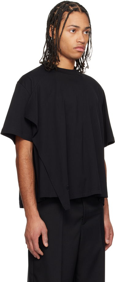 T-shirt Craig Green Craig Green Asymmetric T-Shirt Svart | CGSS25CJETSS22, 1