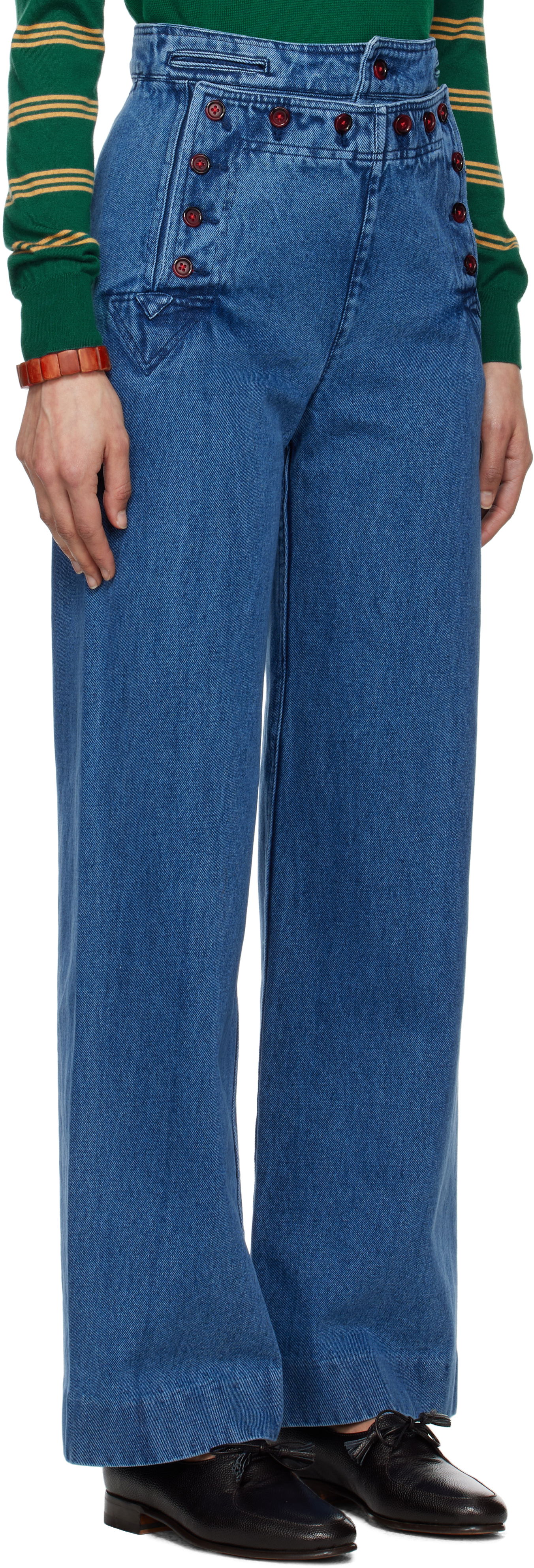 Jeans Bode Bode Sailor Jeans Blå | WRS25BT056, 1