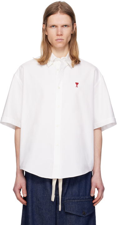 Skjorta AMI Shirt Blå | HSH230.CO0031, 4