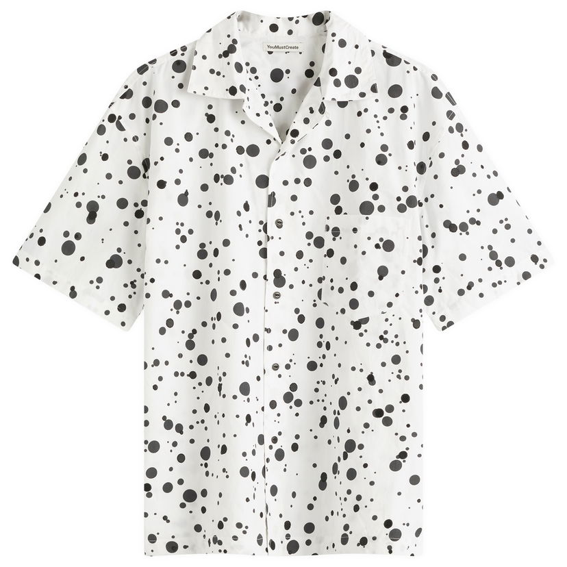 Skjorta YMC YMC Sidri Vacation Shirt, Size Large Vit | P2YAT-10