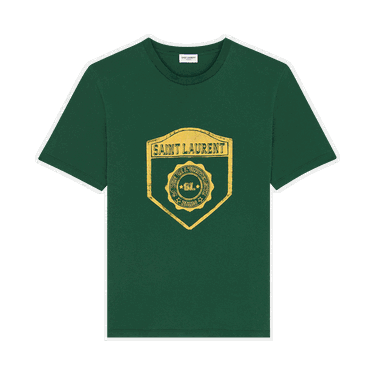 T-shirt Saint Laurent T-Shirt Grön | 686609 Y36RO 3842, 0
