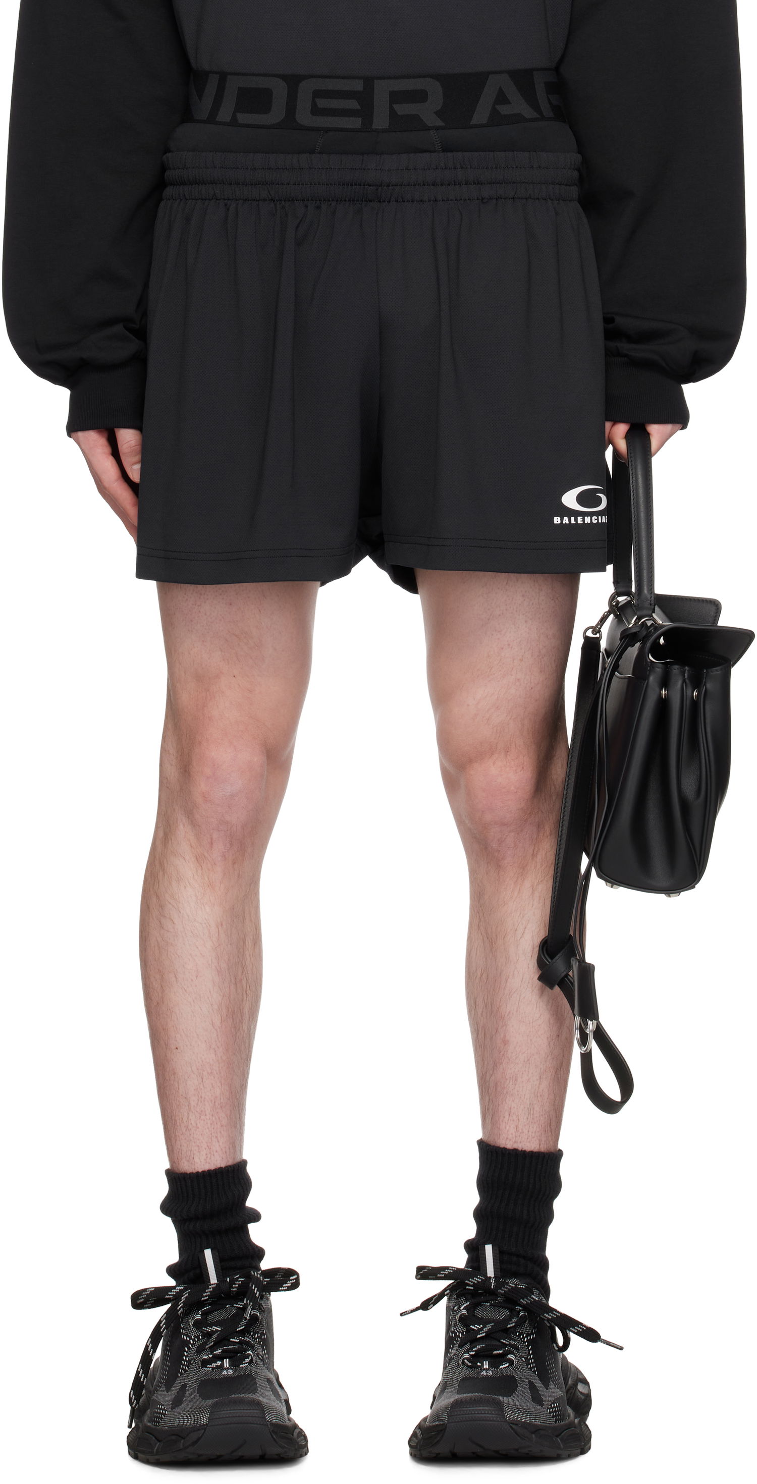 Shorts Balenciaga Under Armour Edition Running Shorts Svart | 815709TRVY1, 0