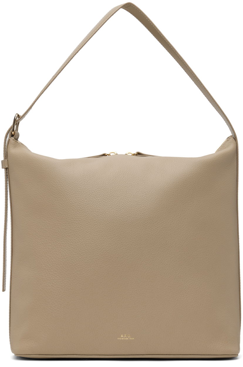 Kläder A.P.C. Beige Vera Tote Beige | PXBVS-F61902
