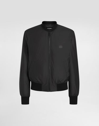 Bomberjacka Dolce & Gabbana Dolce & Gabbana Technical Fabric Bomber Jacket With Tag Svart | G9BLMTFUS27N0000, 0