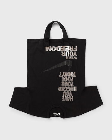 Tygpåse Comme des Garçons Slogan Print T-Shirt with Handles Svart | 1P-K203-W25-1, 1