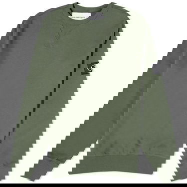Sweatshirt CALVIN KLEIN Badge Crew Sweat Thyme Grå | J30J323426LLP, 0