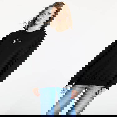 Sweatshirt Karl Kani Small Signature Essential OS Crew Black Svart | KW-CR021-001-01, 0