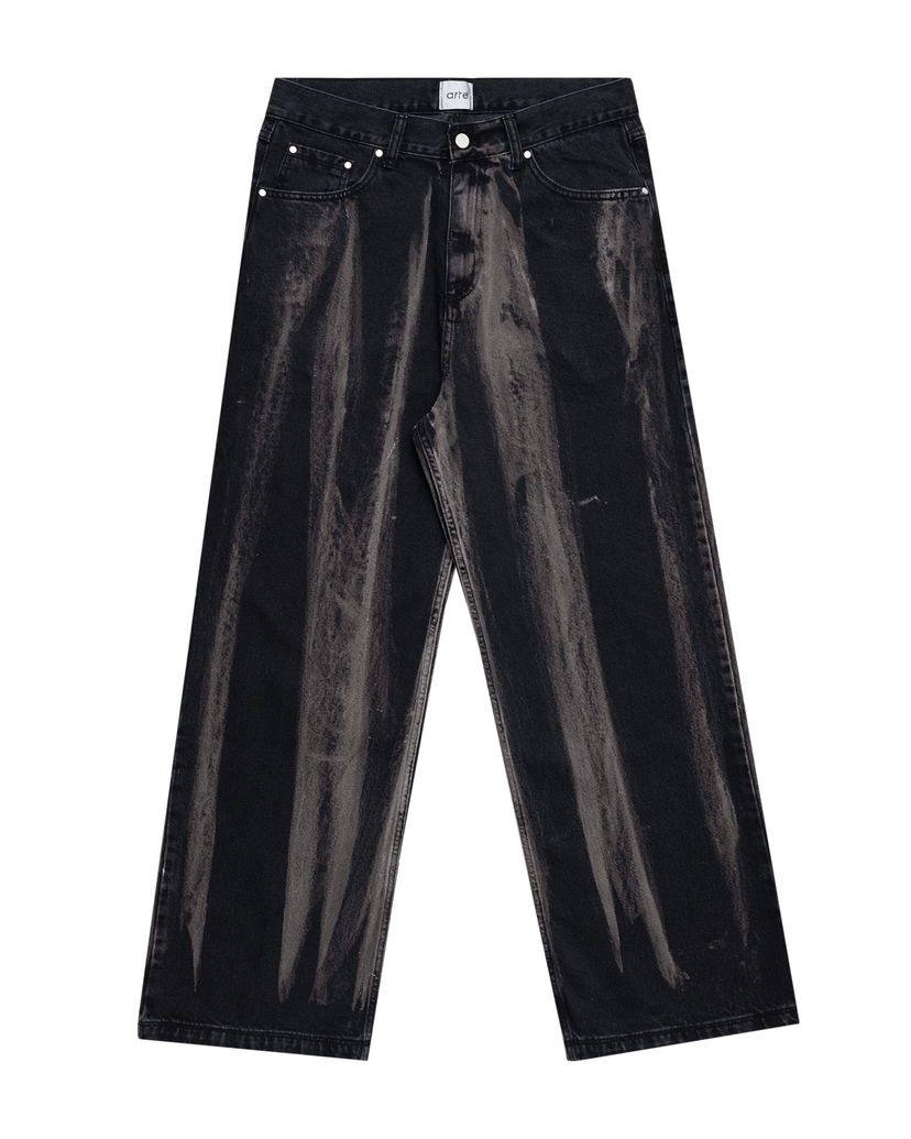 Jeans Arte Antwerp Arte Antwerp Washed Jeans Svart | AW25-030P-BD