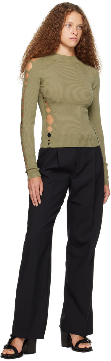 Byxor Dion Lee Safety Slider Black Trousers Svart | C2154P23, 3