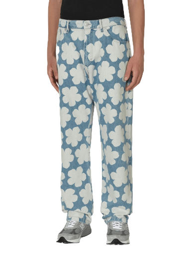 Jeans KENZO Hana Dots Loose Fit Jeans Blå | FC65DP4029GP 64