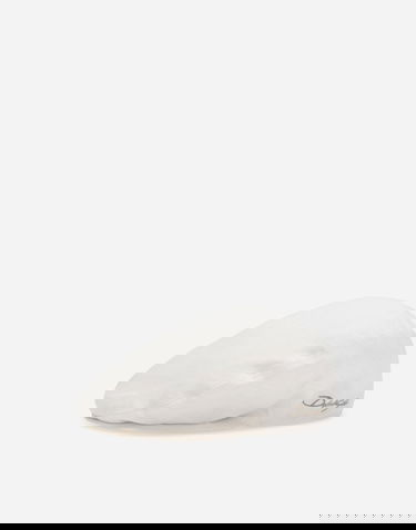 Basker Dolce & Gabbana Linen Twill Flat Cap With Logo Embroidery Vit | GH587ZFU4L0W0001, 2