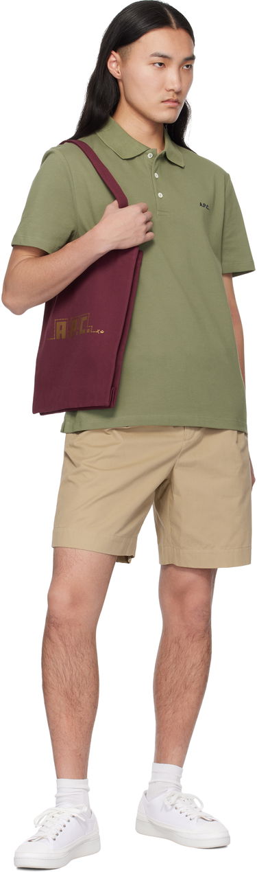 Tygpåse A.P.C. Burgundy Lou Tote Bag Bourgogne | COHHN-M67001, 3