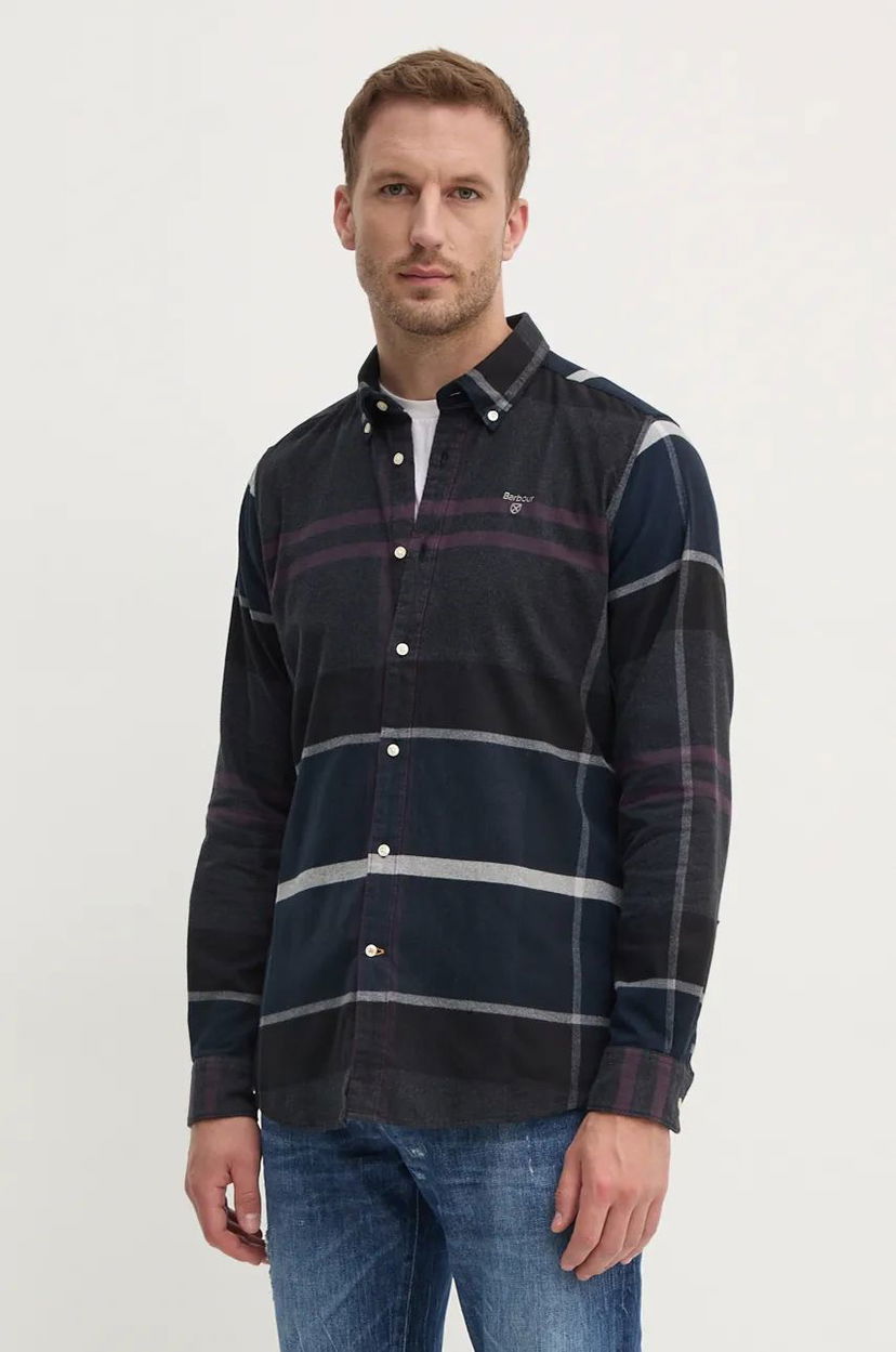 Skjorta Barbour Shirt Slim Beige | MSH4994