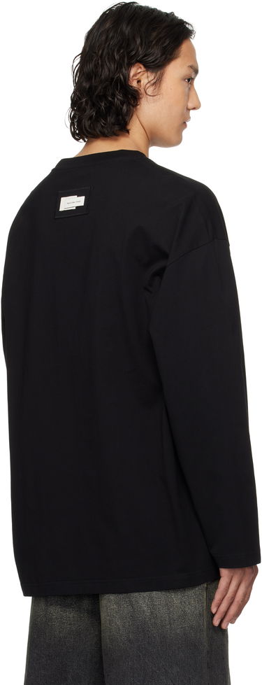 T-shirt Feng Chen Wang Feng Chen Wang Oversized 2in1 T-Shirt Svart | FMS19LS01B, 2