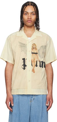 Palm Angels Pin Up Bowling Shirt