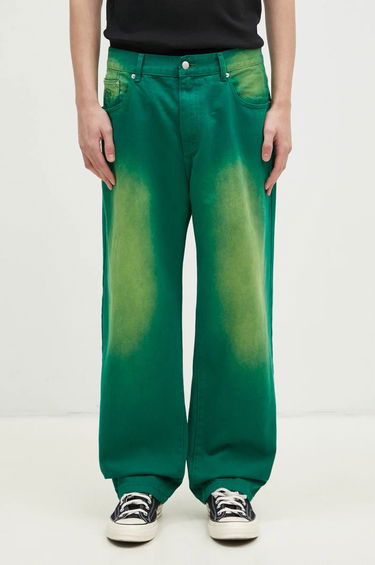 Jeans BILLIONAIRE BOYS CLUB Billionaire Boys Club Green Dyed Denim Pants Grön | B24427, 0