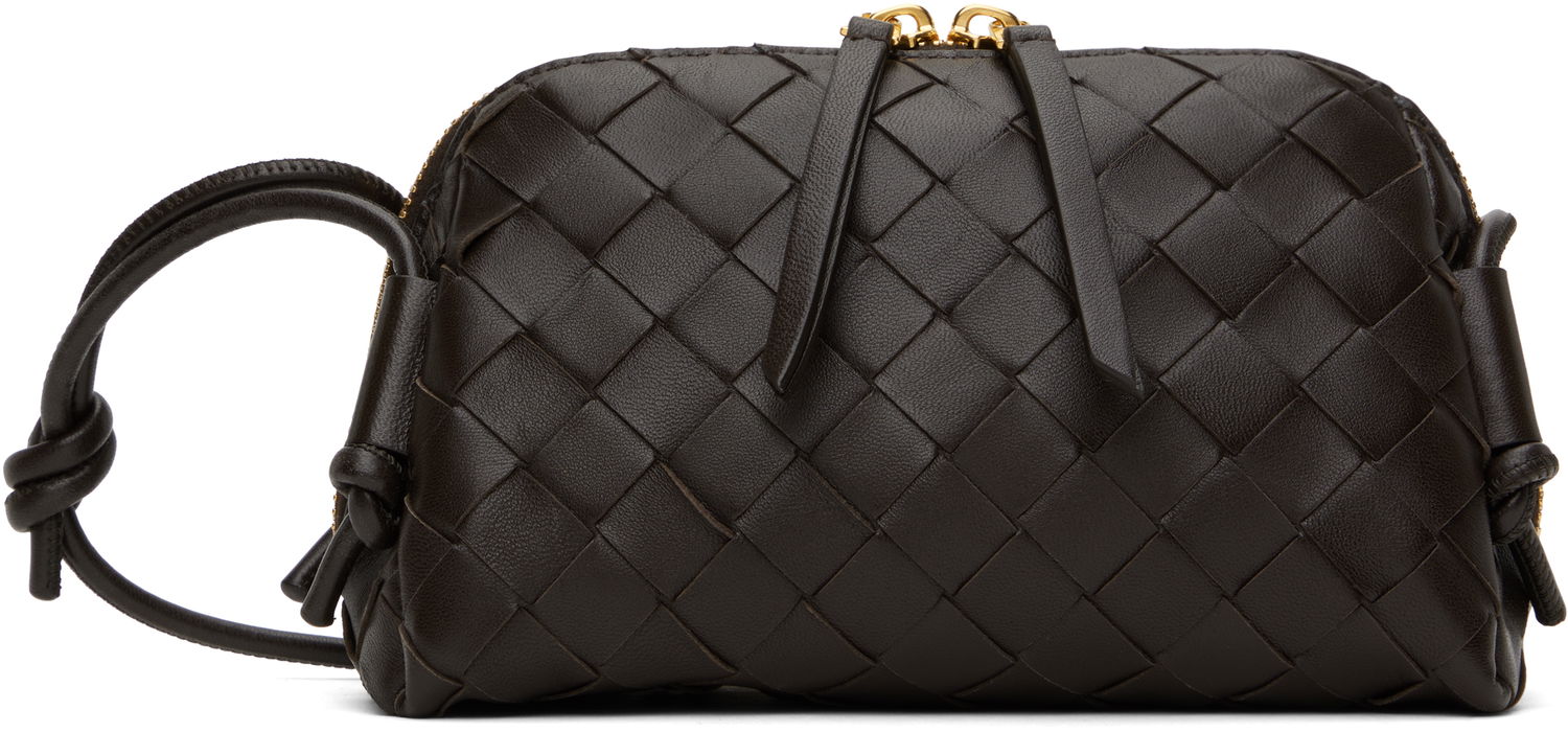 Axelväska Bottega Veneta Intrecciato Leather Shoulder Bag Svart | 794258 VCPP1, 0