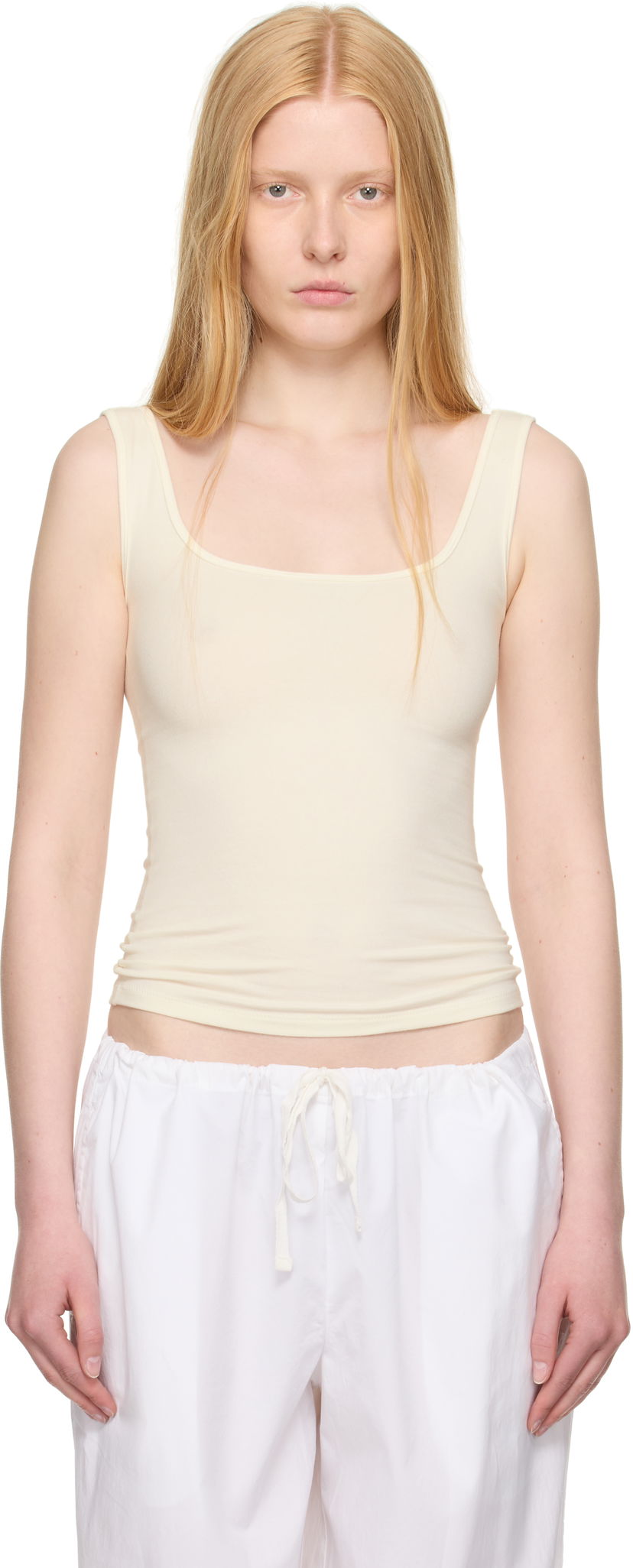 Linne SKIMS SKIMS Cotton Jersey Tank Top Beige | AP-TNK-2516