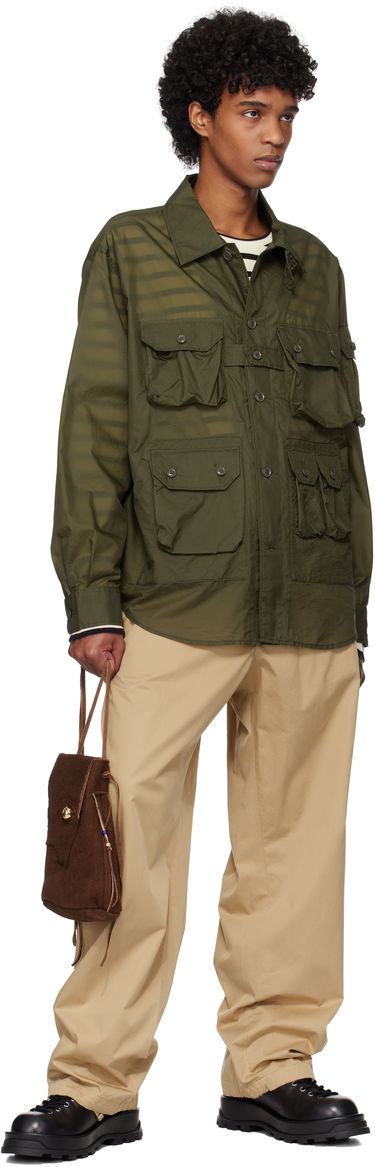 Skjorta Engineered Garments Engineered Garments Explorer Overshirt Grön | 25S1D037, 3