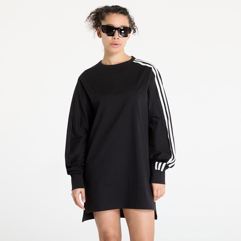 Klä Y-3 Y-3 3-Stripes Long Sleeve Dress Svart | JN4987