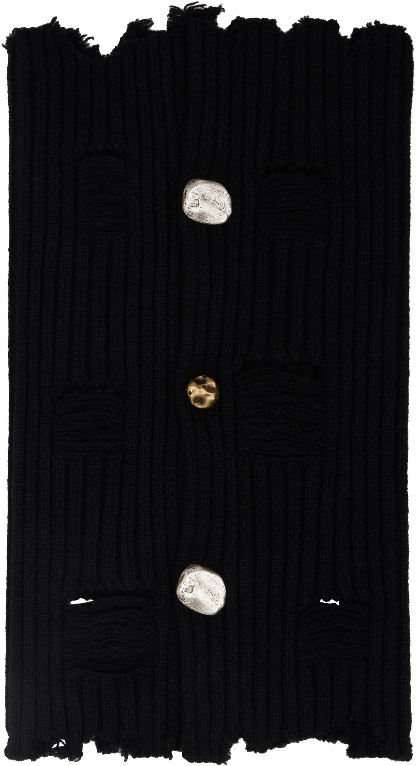 Halsduk Andersson Bell Wool Neck Warmer Scarf Svart | aaa421u