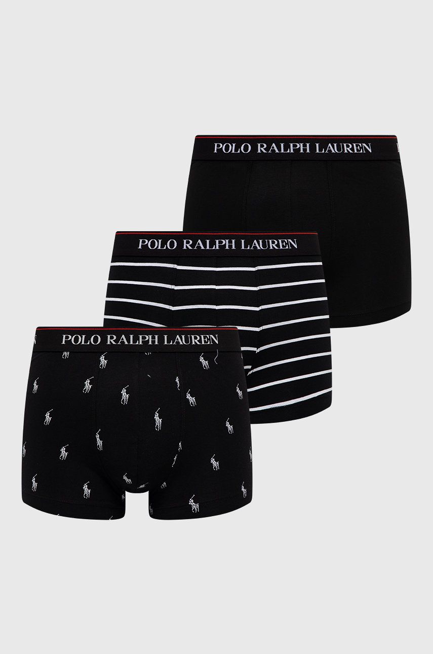 Boxare Polo by Ralph Lauren Classic Trunk 3Pack Svart | 714830299009, 0